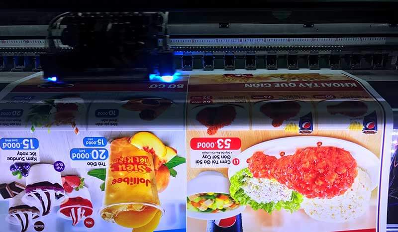 Vật liệu cuộn được in uv có chất lượng cao