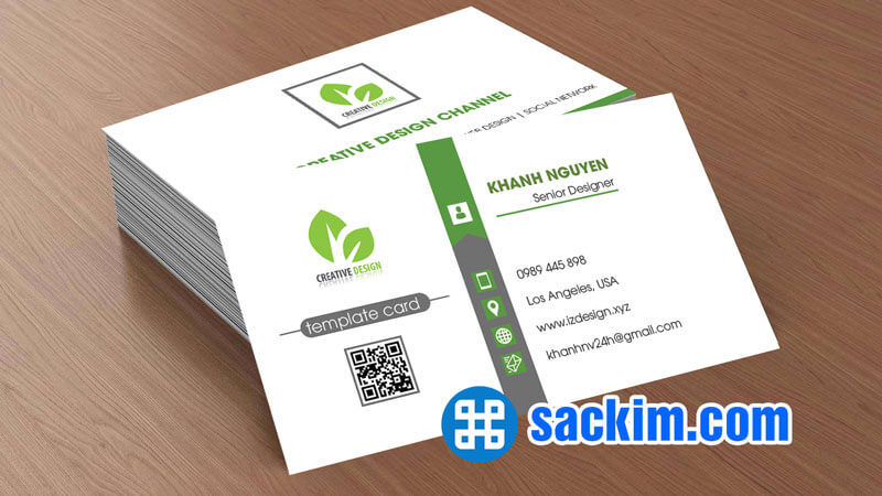 có thể ứng dụng các công nghệ như QR Code vào name card