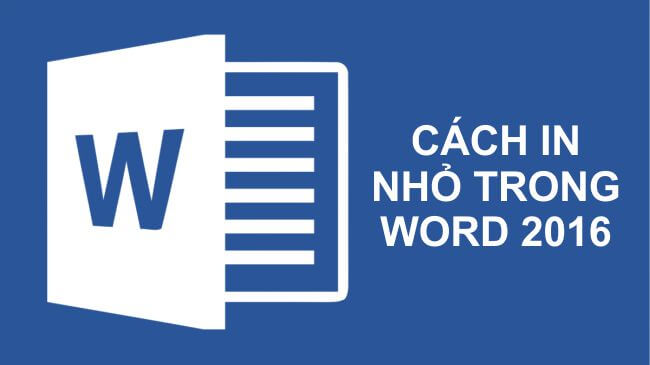 Làm thế nào để hoàn tác lệnh in nhỏ tài liệu trong Word?